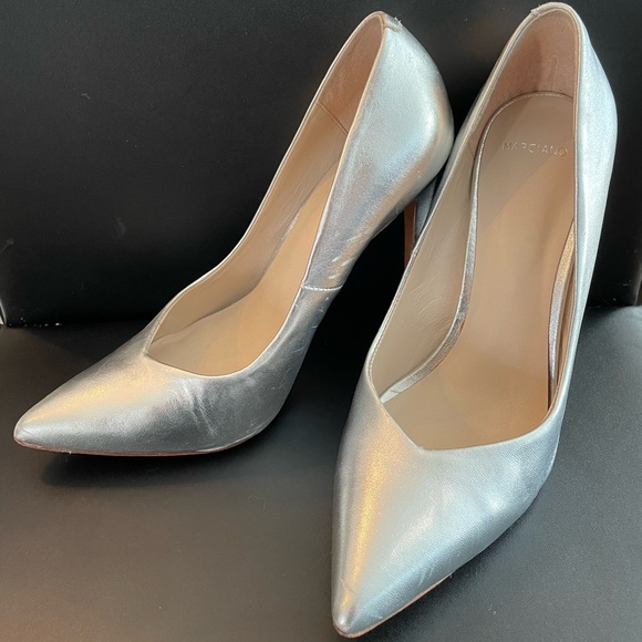 MARCIANO Silver High Heels - Picture 6 of 8
